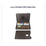 老荷蘭油彩 桃心木箱 OLD HOLLAND 15104 WOODEN OIL COLOUR BOX 40ML 12色