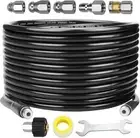Sewer Jetter Kit for Pressure Washer 150FT, Newest 5800PSI Drain Cleaner