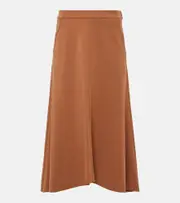 [Dorothee Schumacher] Dorothee Schumacher Emotional Essence jersey midi skirt AU 10 brown