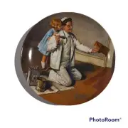 VINTAGE "THE PAINTER" COLLECTOR PLATE from "KNOWLES" by NORMAN ROCKWELL,1983 gw