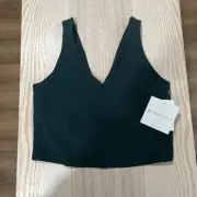 Beyond Yoga Spacedye Good Day Cropped Tank SD4706 Women M Green Heather