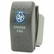 12V 20A Bar Engine Fan ARB Carling Rocker Toggle Switch Blue LED Car Boat..