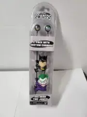 NECA 2 Pack Batman & The Joker Ear Buds Custom Earbuds Scalers