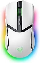 Razer Cobra Pro Wireless Gaming Mouse with RGB Optical Focus Pro Sensor with 30K DPI (10 Customizable Buttons, HyperSpeed Wireless Polling 8K Hz, Bluetooth, Chroma Lighting with 11 Zones) White