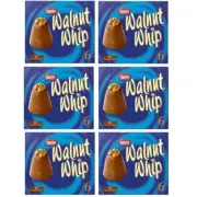 909828 6 X 180g BOX OF NESTLE WALNUT WHIP MARSHMALLOW AND CHOCOLATE 6 PACK