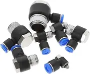 7Pcs Quick Connect Air Fittings for Air Compressor Straight Coupling Hose Connectors Efficient Install for Mechanical Engineering