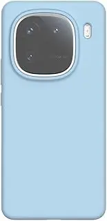 Protective Case Compatible with Vivo IQOO 12 Case,Slim Liquid Silicone Case,3 Layers Full Covered Soft Gel Rubber Case Protective Cover with Anti-Scratch Soft Microfiber Lining Case Shell Cover(Light