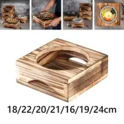 Wooden Trivets for Hot Dishes Stone Pot Holder Stone Bowl Tray Handmade Nonslip