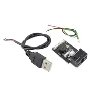 New GM65 USB Wired Barcode Scanner 1D 2D Bar Code Reader QR Code Reader Module CMOS Buzzer for Reminding with Cable UART As Shown