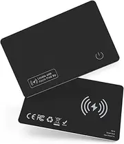 Glitfix Slim Airtag Card 1.6 mm, Smart Wallet Tracker Card Rechargeable, GPS Item Finder with IP68 Waterproof, Applicable to iPhone Find My (iOS Only)