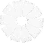 CIYODO 10Pcs Blind Bottom Hold Clips Brackets for Blinds Down Clips for Windows and Doors Simple Installation Reliable and Design