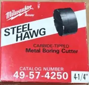 Milwaukee 49-57-4250 4-1/4 in. Threaded Steel Hawg Cutter