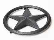 Cast Iron Star Trivet Kitchen Decor 7 1/2" Round 10198