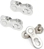 Bicycle Chain Link, 3 Pairs of Chain Locks, Bicycle Chain Link, 11 Speed Chain, Reusable Silver Steel Bike Chain Link, Speed Chain Quick Coupling for 11 Speed Chain