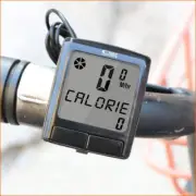 Wired Waterproof Bicycle Speedometer LCD Digital Display Odometer Stopwatch (Bla