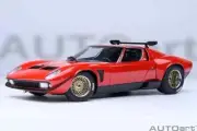 1/18 Lamborghini Miura SVR Jota Red Composite Model Car By AUTOart 79171