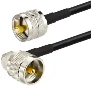 PL-259 Jumper Cable UHF (Pl259) Male to Male RG58 Cable 60cm For HAM & CB Radio