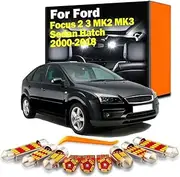 Car LED Interior Map Dome Trunk Light Kit, For Ford Focus 2 3 MK2 MK3 Sedan Hatch 2000-2017 2018 Led Bulbs