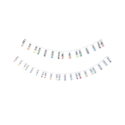 2 Piece Piano e Sticker Detachable Keyboard Sticker White (PVC Box) 616730