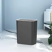Devanti Rubbish Bin 9L Sensor White Steel Body Kitchen Trash Bins, Home Appliance, Senor and Manual Operation Liner Holder Fully Closed Lid Fingerprint Resistant