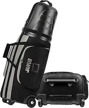 JANUS Golf Travel Bags,Golf Travel Bags for Airlines with Wheels,Head ABS Plastic case,Travel Golf Bag,Golf Bag Travel case,Hard case Golf Travel Bag