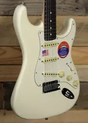 Fender Jeff Beck Stratocaster Electric Guitar Olympic White w/ Case