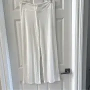 Monique Lullier x Hanky Panky lounge sleep white lace pants. Small new with tags