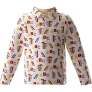 Rachel Riley ABC Polo Shirt in Red at Nordstrom, Size 10 Uk