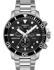 [Tissot] Seastar 1000 Chronograph T1204171105100 Watch in Black