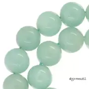 Blue Amazonite Round Beads 12mm 7.6-8" #71089