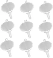 ABOOFAN 100Pcs Lightweight Transparent Funnels for Liquid Dispensing Plastic Funnel for Filling Perfume Bottles