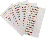 Toyvian Guitar Fretboard Sticker Pack 12 Fretboard Decals Note Positions Guitar Chords Chart for Ukulele Violin Beginner Musicians