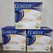 3 Boxes Corelle Secret Garden 26 pc Dinner Set Serves 4. Brand New