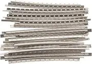 Generic 40Pcs White Copper Guitar Fret Wire for Electric and Acoustic Guitars Easy Installation Fretboard Frets for Beginners and Guitar Repair Compact Storage