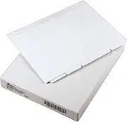 Avery 5-Tab Binder Dividers, Write-On Plain Tabs, 36 Sets (11506), White