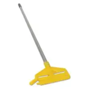 Rubbermaid Commercial Invader Aluminum Side-Gate Wet-Mop Handle, 1 dia x 60, Gra