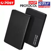 NEW USB 3.0 Portable External Hard Drive Disk Case Slim SATA Storage Box Device