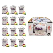 New Color Knit T-Shirt Rags for Cleaning- 24 lbs. Case 12x2 lbs. Compressed Bags