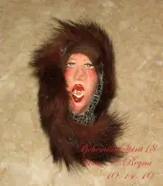 ARTISAN ARTURO E.REYNA ONE OF A KIND SINGER SCULPTURE SIGNED BROOCH/PIN