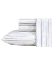 Nautica 200 Thread Count Beaux Stripe Cotton Percale Sheet Set
