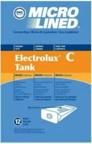 12 Aerus Electrolux Canister Style C DVC Micro-Lined Paper Vacuum Cleaner Bags