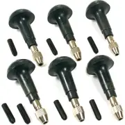 6 Pin Vise Gaver Holder With 2 Collets Jewelers Watchmakers Hobby Craft Tools