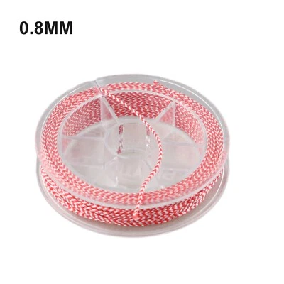 10M 8 Strands PE Braided Assist Hook Line Fishing Jigs Trolling Lure Tied Lines