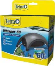Tetra Whisper 60 Aquarium Air Pump - Small (Up to 60 Litres) - New