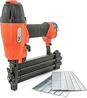 TACWISE 1716 DGN50V Air Brad Nail Gun with 1000 Nails, Uses Type 180 (18G) Nails, 20-50mm, Orange