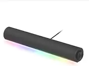 [Xiaomi] Desktop Speaker, 4-Unit Dual-Channel Stereo, Gaming PC Speaker, Dynamic RGB Ambient Audio-Light Sync/Display, Powerful bass, Ergonomic tilt Upward, Type-C, Bluetooth, AUX in, Built-in Mic.