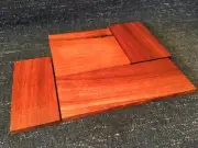 JARRAH BOXMAKING OFFCUT SLICES. Craft blocks. Knife scales. Luthier Inlay