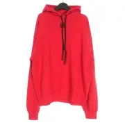 Forty Four Label Group 44 Basic Hoodie Back Print M Red B0030277