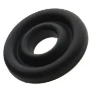 Silicone Donut Cushion Black for Pump Cylinder 1.75in-2.15in Dia