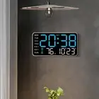 Wall-mounted Digital LED Clocks Display Table Clock for Bedroom